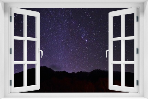 Fototapeta Naklejka Na Ścianę Okno 3D - 北アルプス 上高地　満天の星空