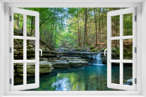 Fototapeta Naklejka Na Ścianę Okno 3D - Hemlock Falls, Fall Creek Falls State Park, Tennessee