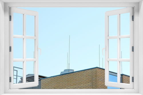 Fototapeta Naklejka Na Ścianę Okno 3D - Instalacja odgromowa