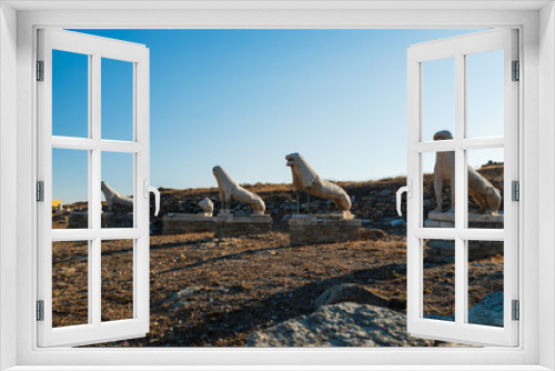 Fototapeta Naklejka Na Ścianę Okno 3D - Visiting Delos Island in Greece
