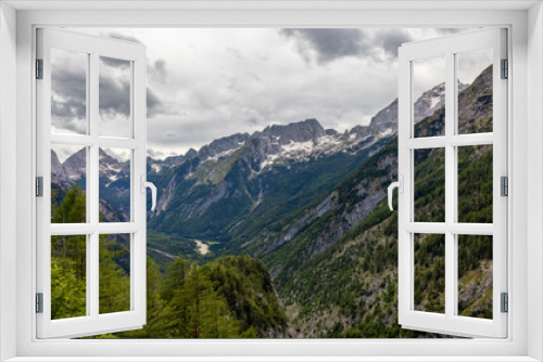 Fototapeta Naklejka Na Ścianę Okno 3D - Landschaft im Triglav Nationalpark in Slowenien