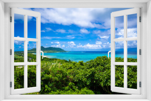Fototapeta Naklejka Na Ścianę Okno 3D - 沖縄県石垣島の海がある風景 Ishigaki Okinawa