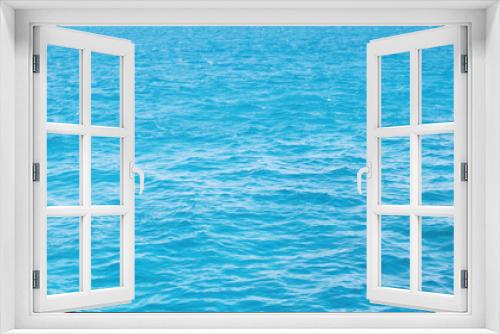 Fototapeta Naklejka Na Ścianę Okno 3D - Texture and background of blue sea water
