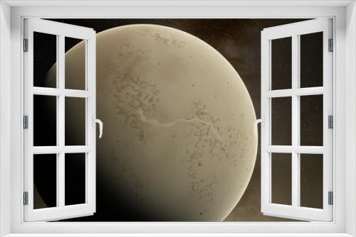 Fototapeta Naklejka Na Ścianę Okno 3D - Planets and galaxy, science fiction wallpaper