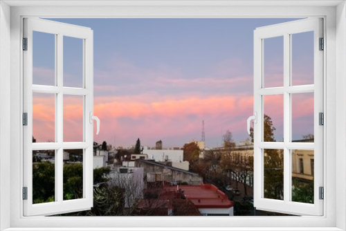 Fototapeta Naklejka Na Ścianę Okno 3D - sunset clouds