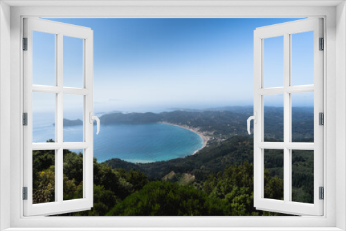 Fototapeta Naklejka Na Ścianę Okno 3D - Scenic view of Agios Georgios corfu
