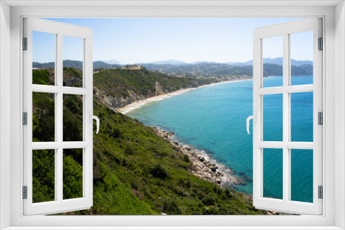 Fototapeta Naklejka Na Ścianę Okno 3D - Scenic view of Arillas shore