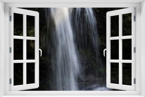 Fototapeta Naklejka Na Ścianę Okno 3D - Grotto Waterfall after a Rain