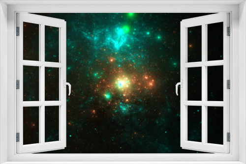 Fototapeta Naklejka Na Ścianę Okno 3D - nebula galaxy background