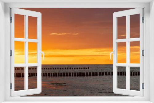 Fototapeta Naklejka Na Ścianę Okno 3D - Sonnenuntergang 23