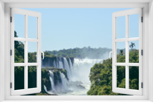 Fototapeta Naklejka Na Ścianę Okno 3D - Waterfalls in Iguazú, Argentina | Nature Travel Photography 