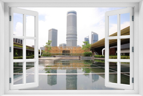 Fototapeta Naklejka Na Ścianę Okno 3D - View of Singapore City, Singapore