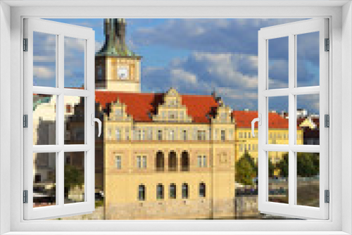 Fototapeta Naklejka Na Ścianę Okno 3D - View from the Charles Bridge in Prague