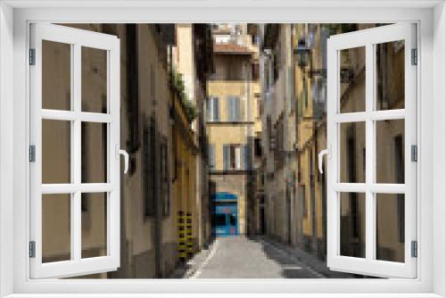 Fototapeta Naklejka Na Ścianę Okno 3D - Typische Bauweise der Toskana in Florenz in Häusern erkennbar