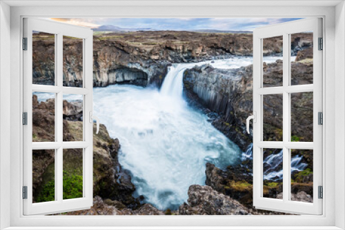 Fototapeta Naklejka Na Ścianę Okno 3D - Aldeyjarfoss waterfall Iceland