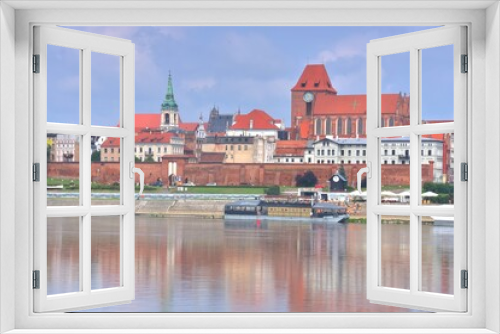 Fototapeta Naklejka Na Ścianę Okno 3D - Toruń, miasto, zabytki, Kujawsko-Pomorskie,