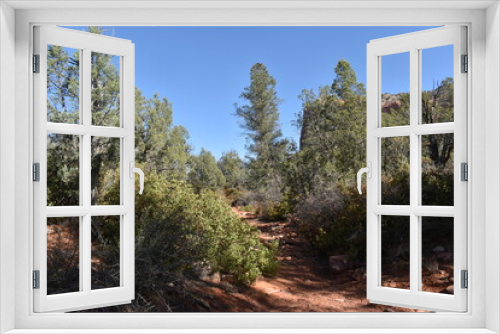 Fototapeta Naklejka Na Ścianę Okno 3D - Bell Rock Trailhead in Sedona Arizona