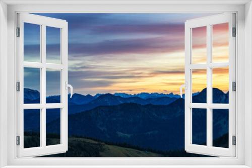 Fototapeta Naklejka Na Ścianę Okno 3D - Bavarian Prealps