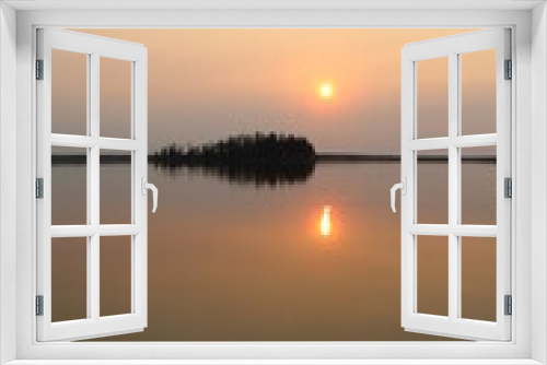 Fototapeta Naklejka Na Ścianę Okno 3D - Summer Reflections, Elk Island National Park, Alberta