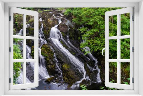 Fototapeta Naklejka Na Ścianę Okno 3D - Swallow Falls near Betws-Y-Coed