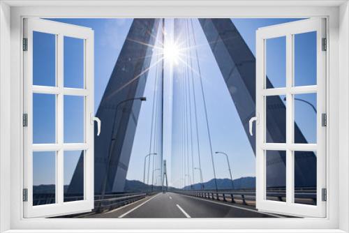 Fototapeta Naklejka Na Ścianę Okno 3D - 《広島県・尾道市》因島大橋