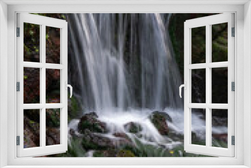 Fototapeta Naklejka Na Ścianę Okno 3D - 爪割の滝