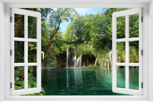 Fototapeta Naklejka Na Ścianę Okno 3D - Plitvice Lakes National Park, Croatia