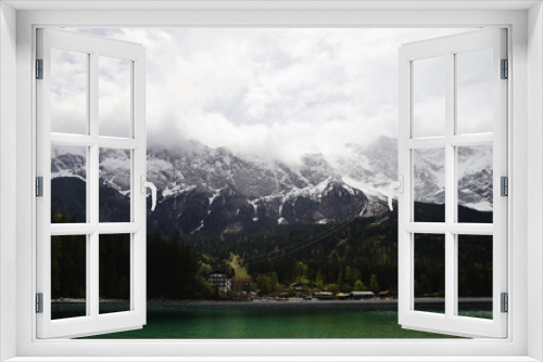 Fototapeta Naklejka Na Ścianę Okno 3D - Eibsee lake in Garmisch-Partenkirchen, Bavaria, Germany