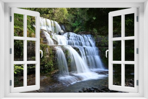 Fototapeta Naklejka Na Ścianę Okno 3D - liffey falls waterfall in tasmania
