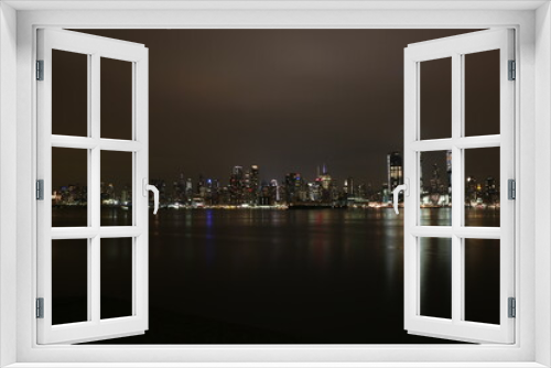 Fototapeta Naklejka Na Ścianę Okno 3D - NYC at Night