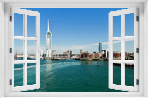 Fototapeta Naklejka Na Ścianę Okno 3D - Portsmouth Harbour