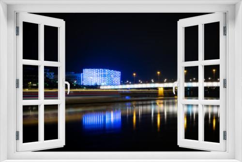 Fototapeta Naklejka Na Ścianę Okno 3D - Linz, Nacht