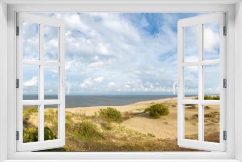 Fototapeta Naklejka Na Ścianę Okno 3D - amazing view of sandy Grey Dunes at the Curonian Spit.