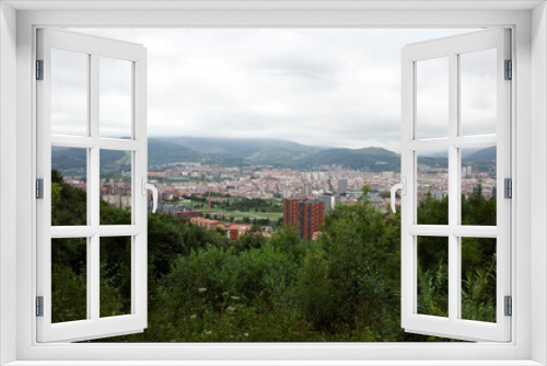 Fototapeta Naklejka Na Ścianę Okno 3D - Bilbao seen from a hill