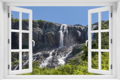 Fototapeta Naklejka Na Ścianę Okno 3D - Sofia waterfalls in Arkhyz, Karachay-Cherkessia. Russia