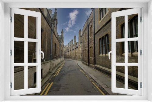 Fototapeta Naklejka Na Ścianę Okno 3D - Trinity Lane in the heart of the city of Cambridge, UK