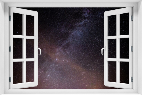 Fototapeta Naklejka Na Ścianę Okno 3D - Mleczna Droga na nocnym niebie.