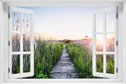 Fototapeta Naklejka Na Ścianę Okno 3D - Peaceful sunset