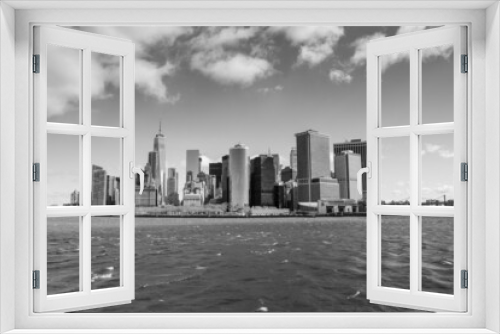 Fototapeta Naklejka Na Ścianę Okno 3D - Skyline New York Hudson