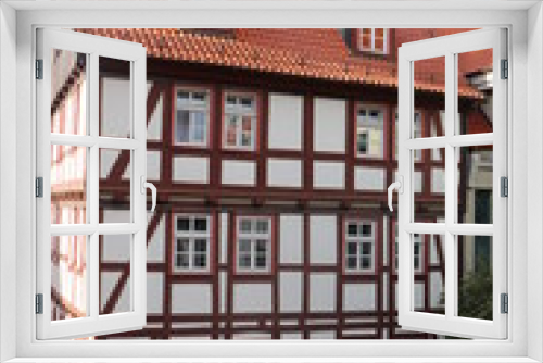 Fototapeta Naklejka Na Ścianę Okno 3D - Fachwerkhäuser in Bad Wildungen.