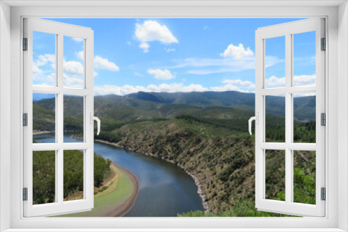 Fototapeta Naklejka Na Ścianę Okno 3D - beautiful meander river curves water landscape nature amplitude