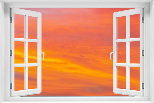 Fototapeta Naklejka Na Ścianę Okno 3D - red sky background