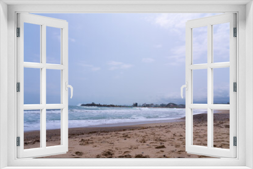 Fototapeta Naklejka Na Ścianę Okno 3D - Scenic View Of Sea Against Sky