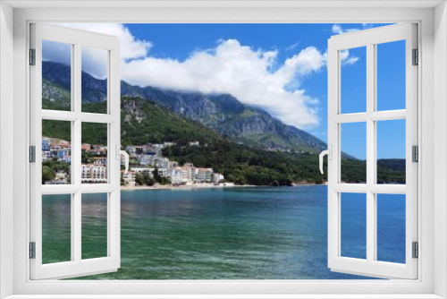 Fototapeta Naklejka Na Ścianę Okno 3D - sunny summer day in montenegro