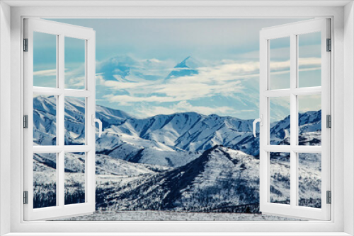 Fototapeta Naklejka Na Ścianę Okno 3D - Denali National Park Landscape