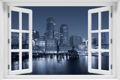 Fototapeta Naklejka Na Ścianę Okno 3D - Boston.
