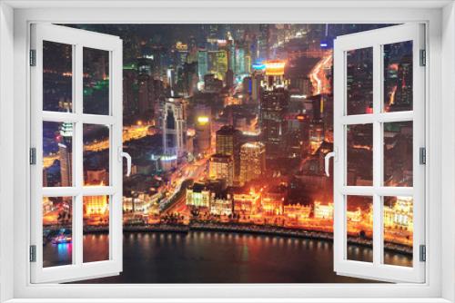 Fototapeta Naklejka Na Ścianę Okno 3D - Shanghai
