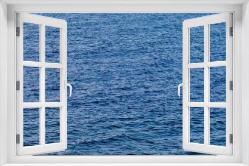 Fototapeta Naklejka Na Ścianę Okno 3D - texture of surface of blue water - sea background