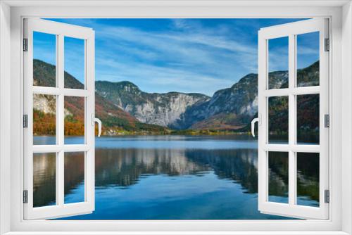 Fototapeta Naklejka Na Ścianę Okno 3D - Hallstatter See lake mountain lake in Austria