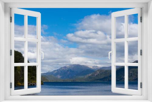 Fototapeta Naklejka Na Ścianę Okno 3D - Patagonia Lakes and mounts